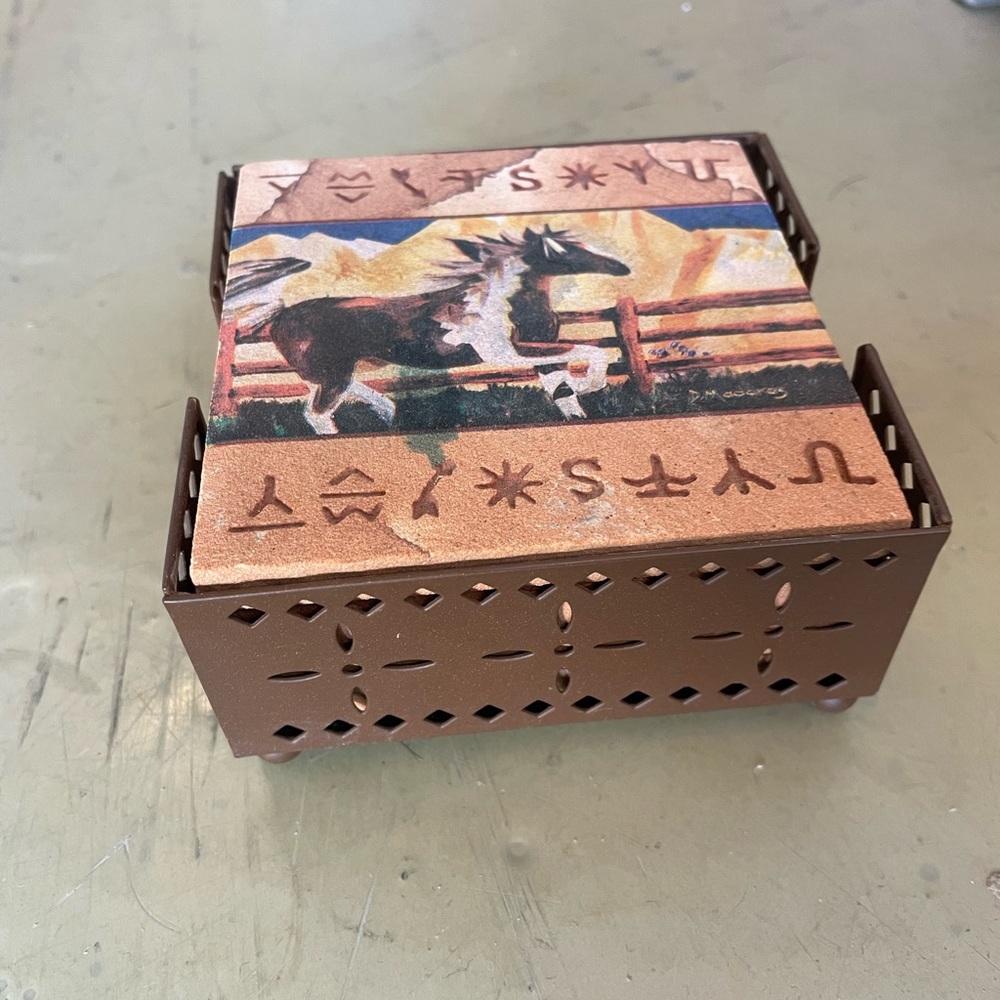 Country Western coasters